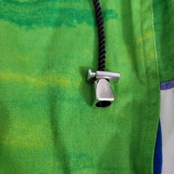 Vintage Berek Abstract Wearable Artsy Jacket Sz XL Full Zip Pockets Flare Sleeve - Picture 4 of 13